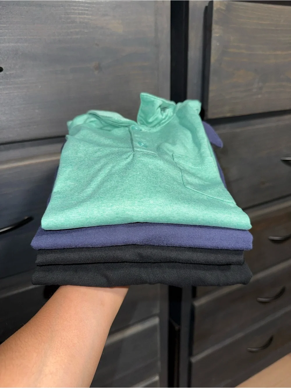 Old Navy Black Boys  Polo Shirt with Collars - Long Sleeve
